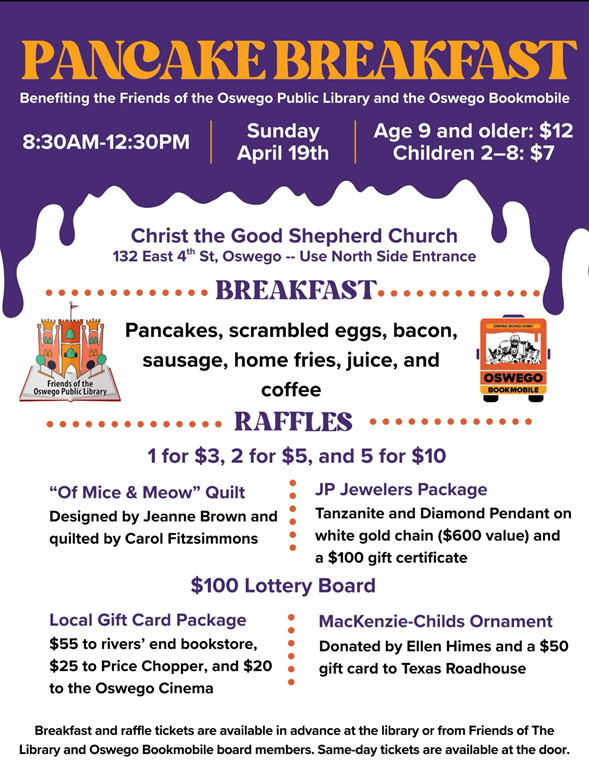 2026 Pancake Breakfast Flyer